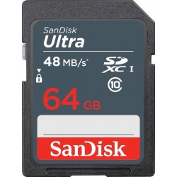 SanDisk Ultra SDHC UHS-1 Card 64GB