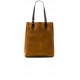 Rugged suede tote