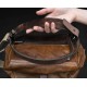 Wotancraft NIGHT RIDER LEATHER SLING BAG (brown, full leather)