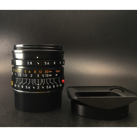 Leica Summicron-M 28mm F/2 Asph (11672) Black