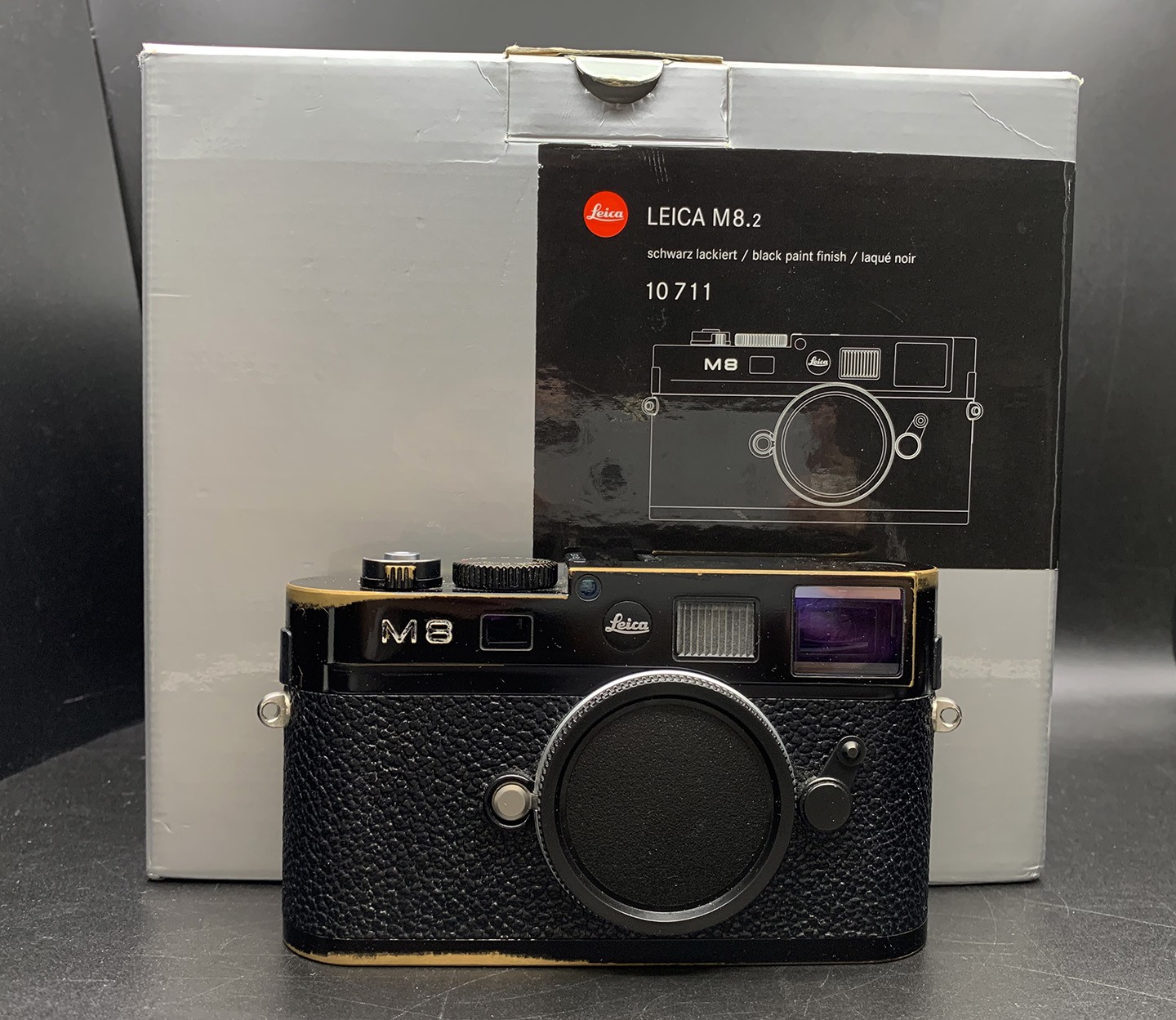 Leica M8.2 Digital Camera Black Paint Finish - meteor