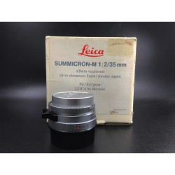 Leica Summicron -M 35mm F/2 7 Element Silver