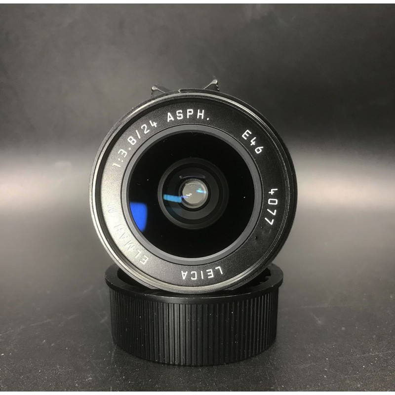 Leica Elmar-M 24mm F/3.8 Asph Black Anodized Finish 11648 - meteor