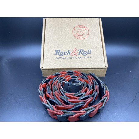 Rock & Roll Camera Straps (Blk & Red)