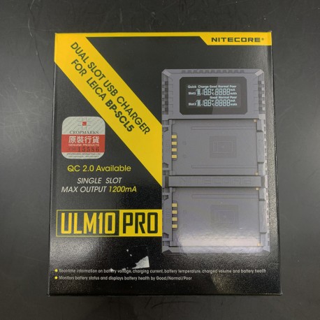 Nitecore ULM10 PRO CHARGER FOR LEICA M10