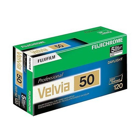 Fujifilm Fujichrome - Velvia 50 ISO Reversal RVP Slide 120 film