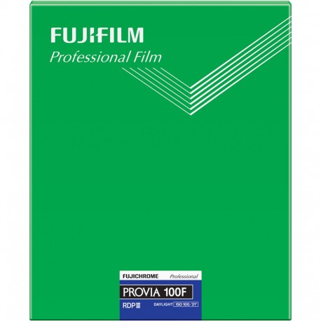FUJIFILM Fujichrome Provia 100F Professional RDP-III Color Transparency Film (8 x 10", 20 Sheets)