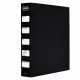 ADOX Adofile Archival Ring Binder,Black Plastic With Ring Closure
