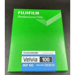 Fuji Velvia 100 RVP Professional Film for 4x5 Large format (expired)