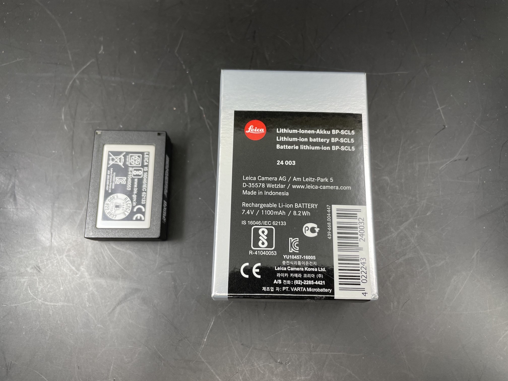 Leica Battery BP-SCL5 For M10 - meteor