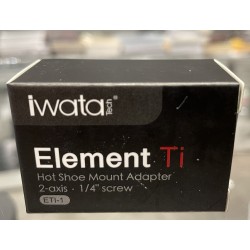 Iwata Tech Element Ti Hot Shoe Mount Adapter 2-axis.1/4"screw (ETL-1)熱靴雲台