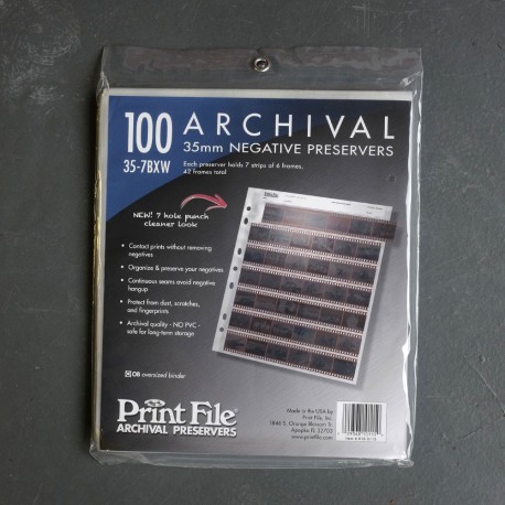 Print File 100 Archival 35mm Negative Preservers - meteor