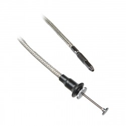 Gepe Pro Release 20" Metal Weave Covered Cable with Zeiss Disc-Lock
