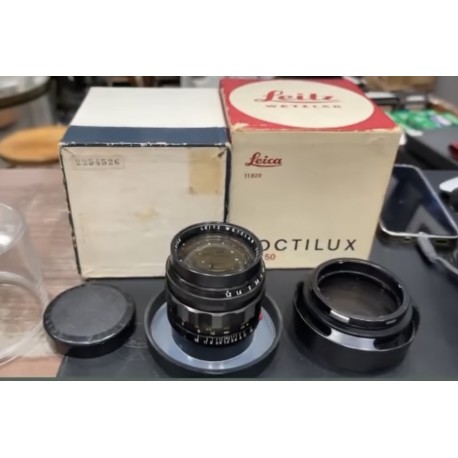 Leica Noctilux-M 50mm F/1.2 (OLD) + original box + hood + filter