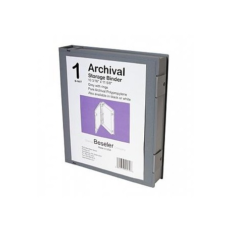 Archival Storange Binder (Grey Color)